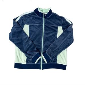 Y2k Velour Track Jacket by Tangerine
